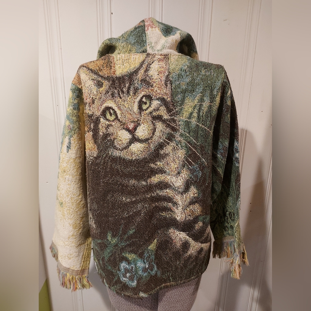 Hooded sweater, unique model, upcycle - Picture 2 of 12